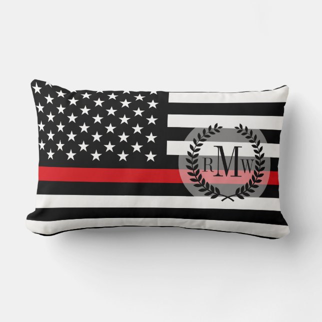 De Amerikaanse Vlag van de patriottische Stijl van Kussen (Voorkant)