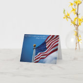 De Amerikaanse Vlag van de Patriottische Veteranen Kaart (Gele Bloem)