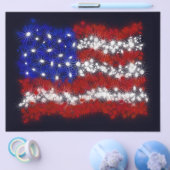 De Amerikaanse Vlag van de Sterren en van de Strep Flyer (Enkel)