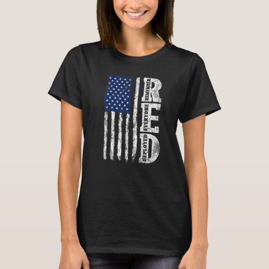 De Amerikaanse vlag van de terugkeer herinnert ied T-shirt (Voorkant)
