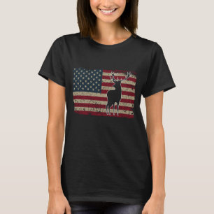 De Amerikaanse vlag van de VS van de sterkste jach T-shirt