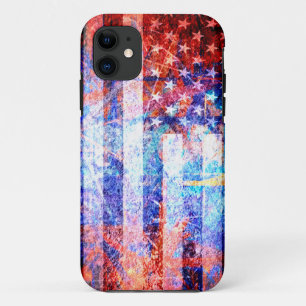 De Amerikaanse Vlag van Grunge van de kunst #2 Case-Mate iPhone Case