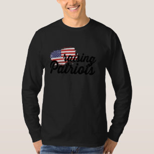 De Amerikaanse vlag van Patriots T-shirt