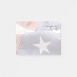 De Amerikaanse vlag vervaagt Post-it® Notes