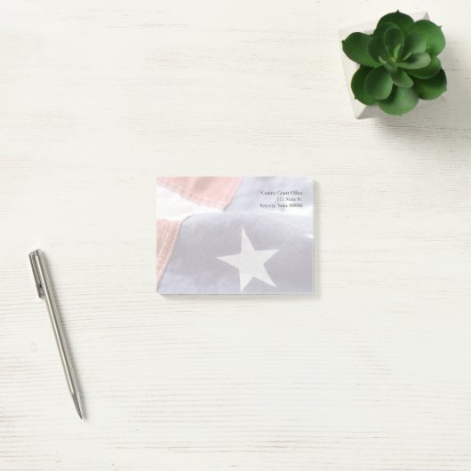 De Amerikaanse vlag vervaagt Post-it® Notes (Kantoor)