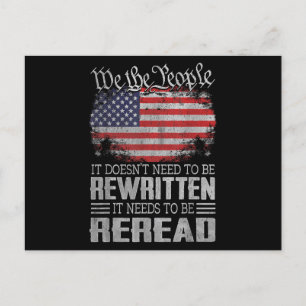 De Amerikaanse vlaggestaat moet worden herzien Feestdagenkaart