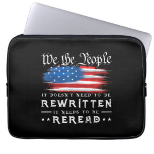 De Amerikaanse vlaggestaat moet worden herzien Laptop Sleeve
