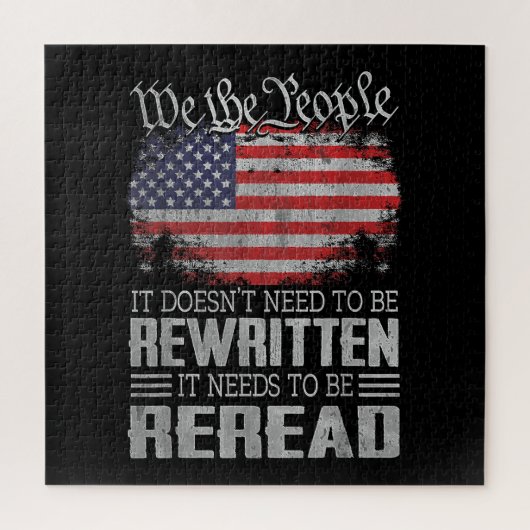 De Amerikaanse vlaggestaat moet worden herzien Legpuzzel (Verticaal)