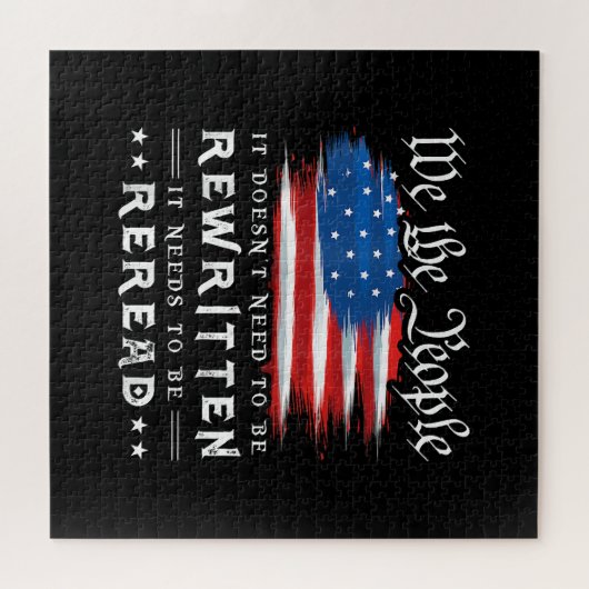 De Amerikaanse vlaggestaat moet worden herzien Legpuzzel (Horizontaal)