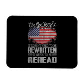 De Amerikaanse vlaggestaat moet worden herzien Magneet (Horizontaal)