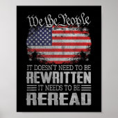 De Amerikaanse vlaggestaat moet worden herzien Poster (Voorkant)