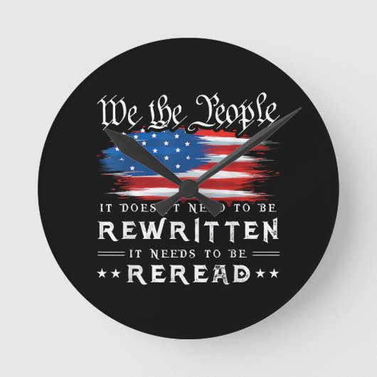 De Amerikaanse vlaggestaat moet worden herzien Ronde Klok (Voorkant)