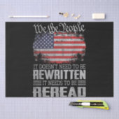 De Amerikaanse vlaggestaat moet worden herzien Tissuepapier (Craft)