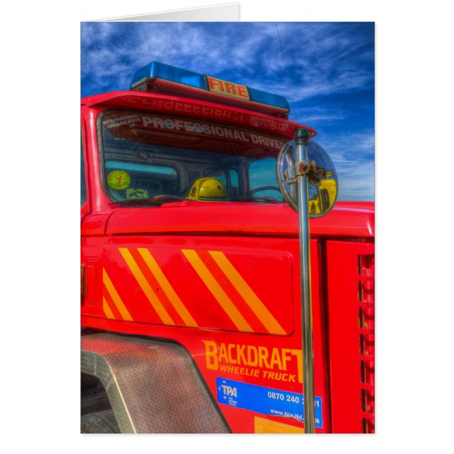 De Amerikaanse Vrachtwagen van de Brand (Voorkant)