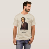 De Amerikaanse vrijheid is pijnlijk T-shirt (Voorkant volledig)