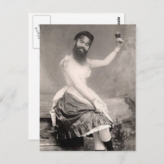 De Amerikaanse vrouwen Briefkaart (Voorkant / Achterkant)