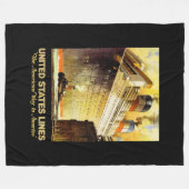 De Amerikaanse weg naar Amerika Fleece Deken (Voorkant (Horizontaal))