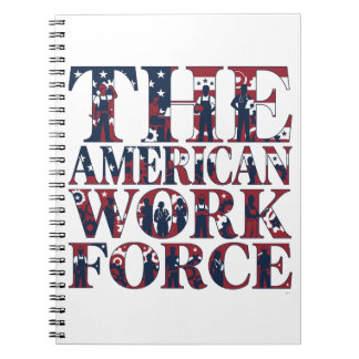 De Amerikaanse Werknemers Dag van de Arbeid Notitieboek