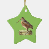 De Amerikaanse Woodcock (Rusticola minor) NY Bird Keramisch Ornament (Rechts)