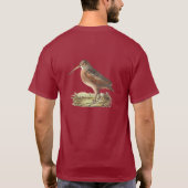 De Amerikaanse Woodcock (Rusticola minor) NY Bird T-shirt (Achterkant)