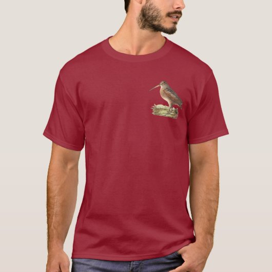 De Amerikaanse Woodcock (Rusticola minor) NY Bird T-shirt (Voorkant)