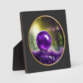 De Amethyst Orb Fantasy-schildpad Fotoplaat (Voorkant)