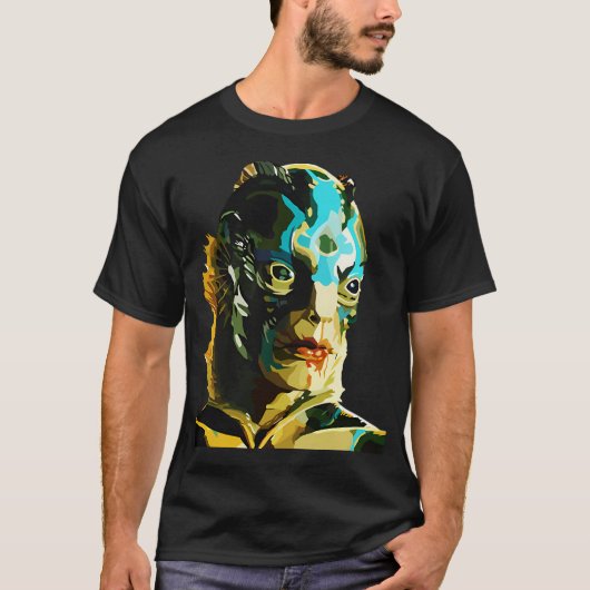 De amfibische man t-shirt (Voorkant)