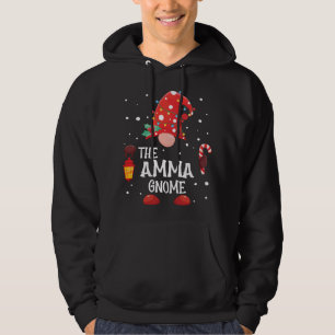 De Amma Gnome Matching Familie Kerstmis Gnome Paj Hoodie
