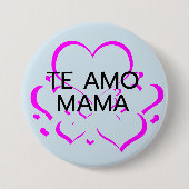 de amo mamma moederdag button viert mam (Voorkant)