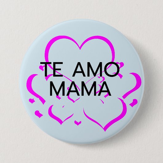 de amo mamma moederdag button viert mam (Voorkant)