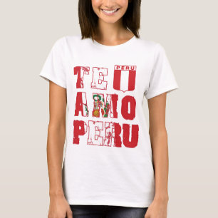 De Amo Peru - Ik hou van Peru T-shirt