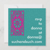 De Analoge Wijzerplaat van het Collectie van de Me Save The Date (Achterkant)