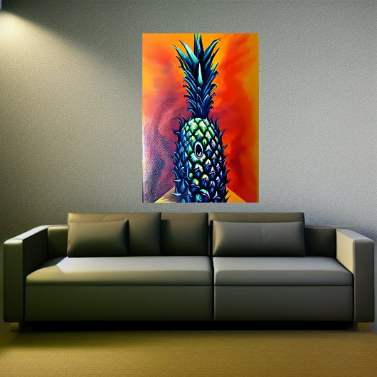 De ananas | AI Art Poster