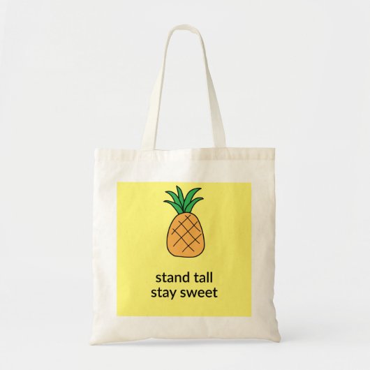 De ananas Canvas tas (Voorkant)