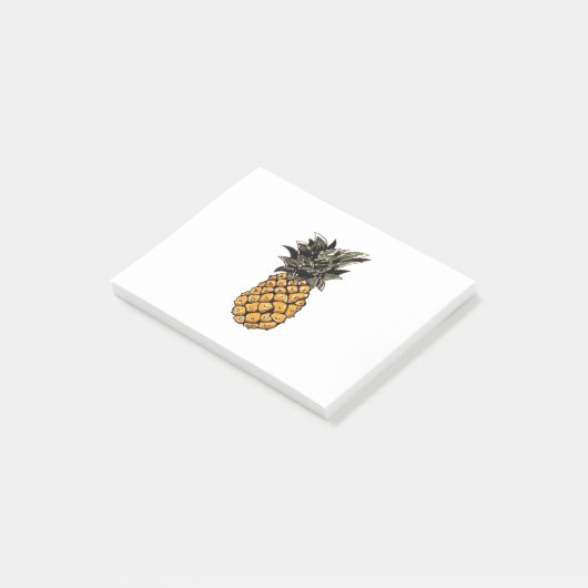 De ananas post-it® notes (Schuin)