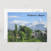 De Anapurnas uit Pokhara Briefkaart (Voorkant / Achterkant)