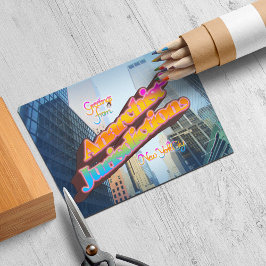 De Anarchistische jurisdictie van New York City Briefkaart