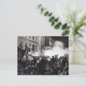 De anarchistische rellen in Chicago Briefkaart (Staand voorkant)
