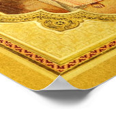 De Anastasis - Christus is stijf! Icon-Poster Poster (Hoek)