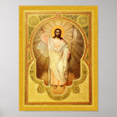 De Anastasis - Christus is stijf! Icon-Poster Poster (Voorkant)