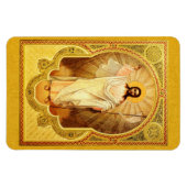 De Anastasis - Christus is verrezen! Pictogrammagn Magneet (Horizontaal)