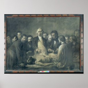 De anatomie les van Doctor Velpeau Poster