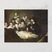 De anatomie les van dr. Nicolaes Tulp. Briefkaart (Voorkant)