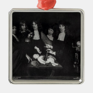 De anatomie-les van professor Frederik Metalen Ornament