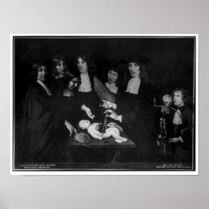De anatomie-les van professor Frederik Poster