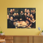De anatomie Lesson of Doctor Willem van der Canvas Afdruk (Insitu (Woonkamer))