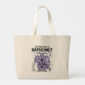 De anatomie van Baphomet Grote Tote Bag (Achterkant)
