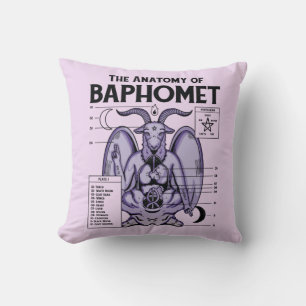 De anatomie van Baphomet Kussen