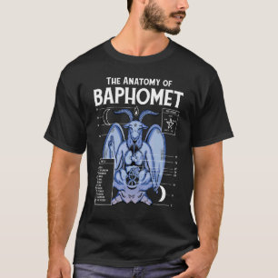 De anatomie van Baphomet Satanic occult Horror Def T-shirt
