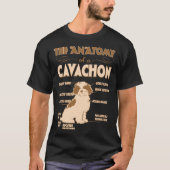 De anatomie van Cavachon Pet Lovers Gift T-shirt (Voorkant)